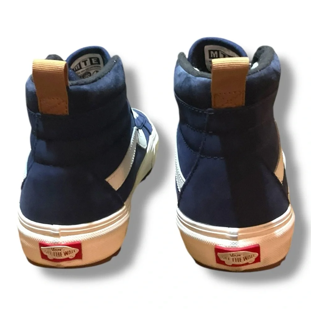 👟 Vans Sk8-Hi MTE Navy Blue White‎ High Top Sneakers Men’s 8